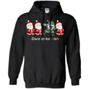 Merry Christmas Santa Dabbbing Dare To Be Irish Funny Gifts Patrick's Day Irish T-Shirt CustomCat