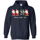 Merry Christmas Santa Dabbbing Dare To Be Irish Funny Gifts Patrick's Day Irish T-Shirt CustomCat