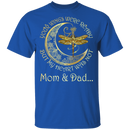 Mom And Dad Your Wings Were Ready But My Heart Was Not Guardian Angel T-shirt CustomCat