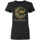 Mom And Dad Your Wings Were Ready But My Heart Was Not Guardian Angel T-shirt CustomCat