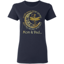Mom And Dad Your Wings Were Ready But My Heart Was Not Guardian Angel T-shirt CustomCat