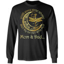 Mom And Dad Your Wings Were Ready But My Heart Was Not Guardian Angel T-shirt CustomCat