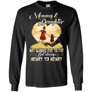 Mommy And Daughter Not Always Eye To Eye But Always Heart To Heart Best Friend Forever T Shirts CustomCat