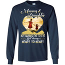 Mommy And Daughter Not Always Eye To Eye But Always Heart To Heart Best Friend Forever T Shirts CustomCat