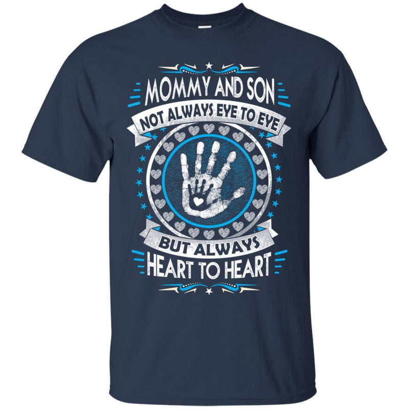 Mommy and Son Heart To Heart Forever T-shirts CustomCat