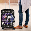 Mother Are The World - Glittery Luggage Cover interestprint