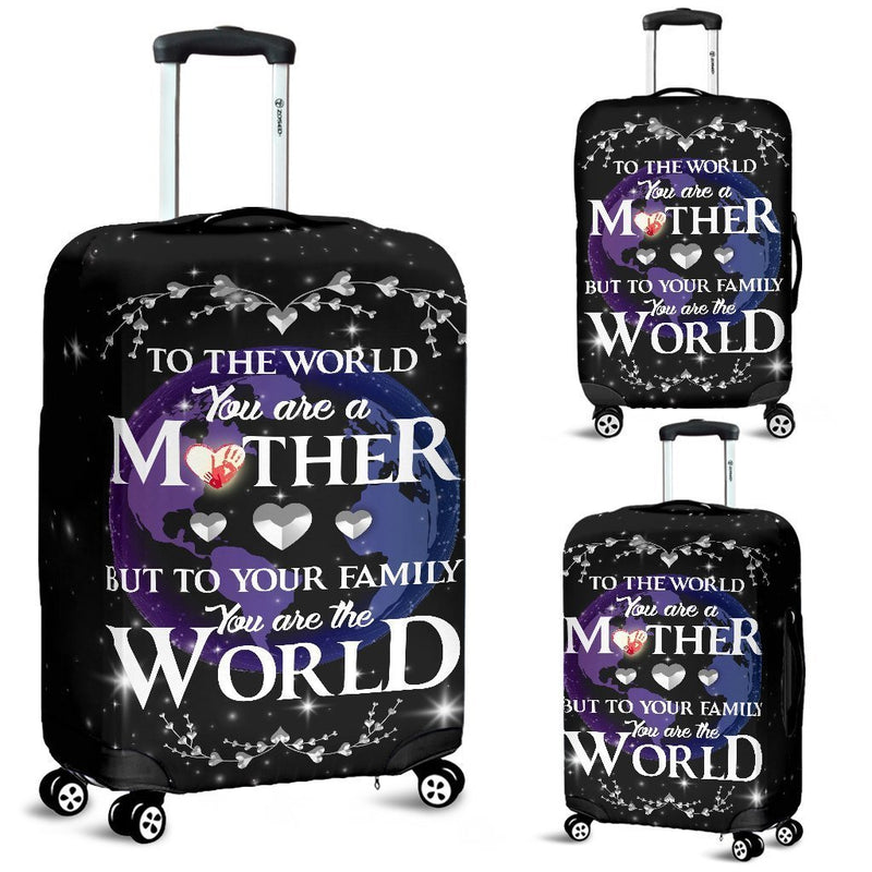 Mother Are The World - Glittery Luggage Cover interestprint