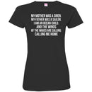 Mother Was A Siren Father Was A Sailor I Am An Ocean Child The Waves Are Calling Mermaid T Shirts CustomCat