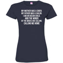 Mother Was A Siren Father Was A Sailor I Am An Ocean Child The Waves Are Calling Mermaid T Shirts CustomCat