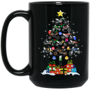 Motocross Shaped as Christmas Tree Mug 11 oz - 15 oz CustomCat