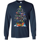 Motocross T Shirt Merry Christmas Motocross Tree Funny Gifts T Shirts CustomCat