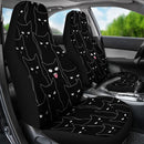 Multi Black Cats Car Seat Covers (Set Of 2) interestprint