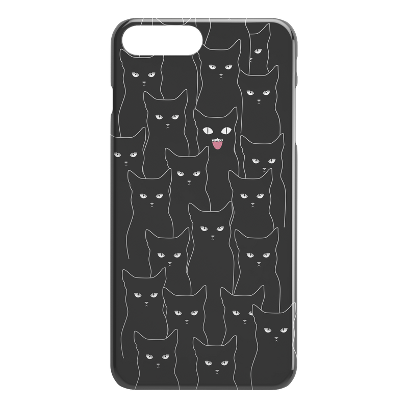 Multi Black Cats iPhone Case teelaunch