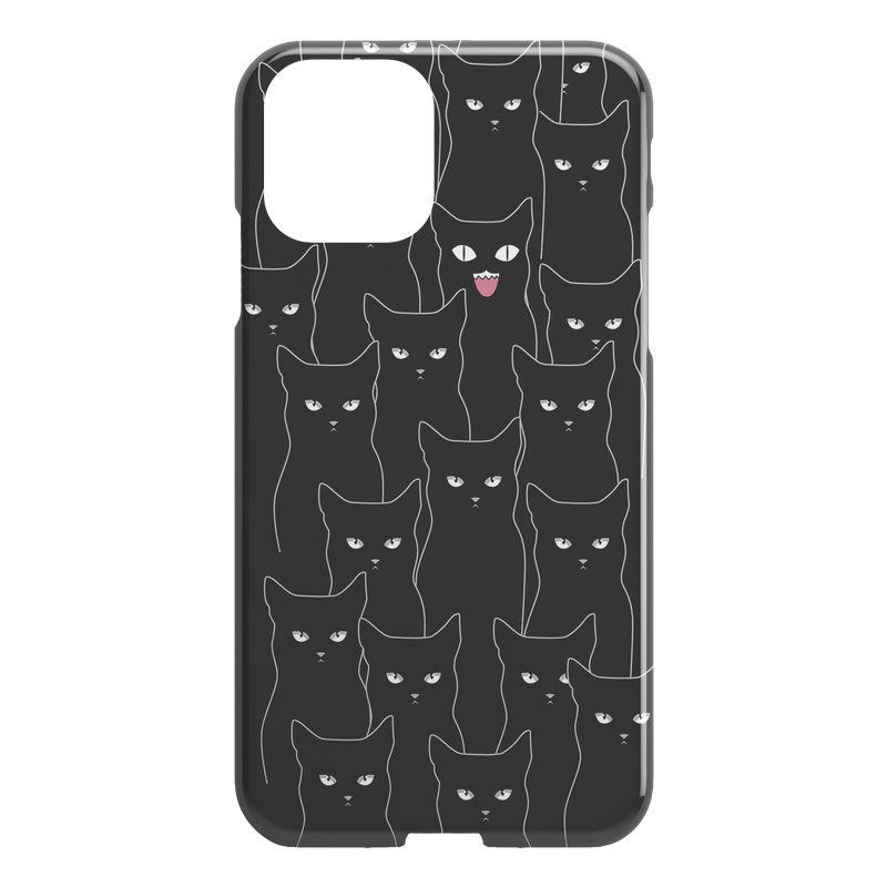 Multi Black Cats iPhone Case teelaunch