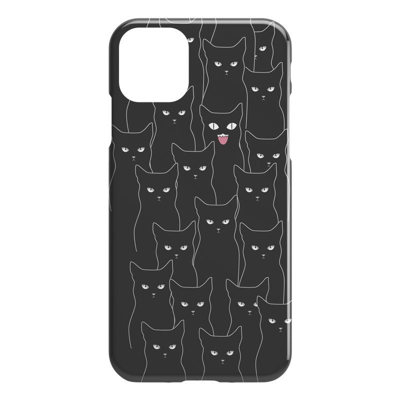 Multi Black Cats iPhone Case teelaunch