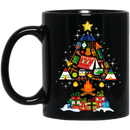 Multi Camping Tool Shaped as Christmas Tree Printed on Coffee Mug CustomCat