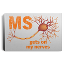 Multiple Sclerosis Canvas Gets On My Nerver Canvas Wall Art Decor