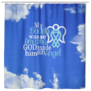 My Amazing Dad Is An Angel Shower Curtains For Bathroom Decor