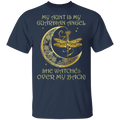 My Aunt Is My Guardian Angel She Watches Over My Back Dragonfly Angel T-shirt CustomCat