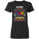 My Aunt Left Me Beautiful Memories Dragonfly Angel T-Shirt CustomCat