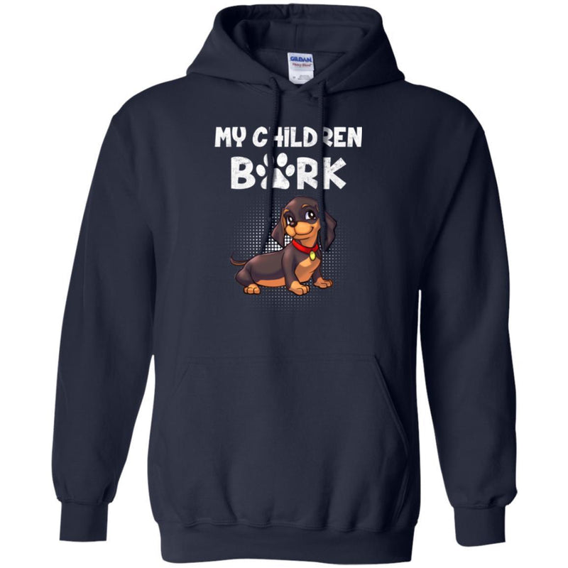 My Children Bark Dachshund Funny Gift Lover Dog Tee Shirt CustomCat