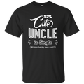 My cute uncle is single funny T-shirts CustomCat