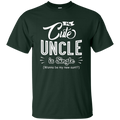 My cute uncle is single funny T-shirts CustomCat