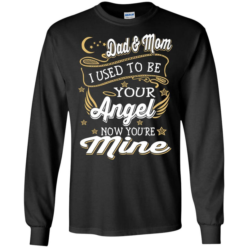 My Dad And Mom Are My Angels T-shirts CustomCat