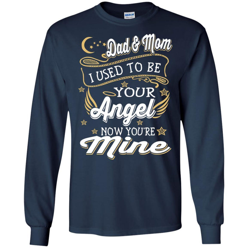 My Dad And Mom Are My Angels T-shirts CustomCat