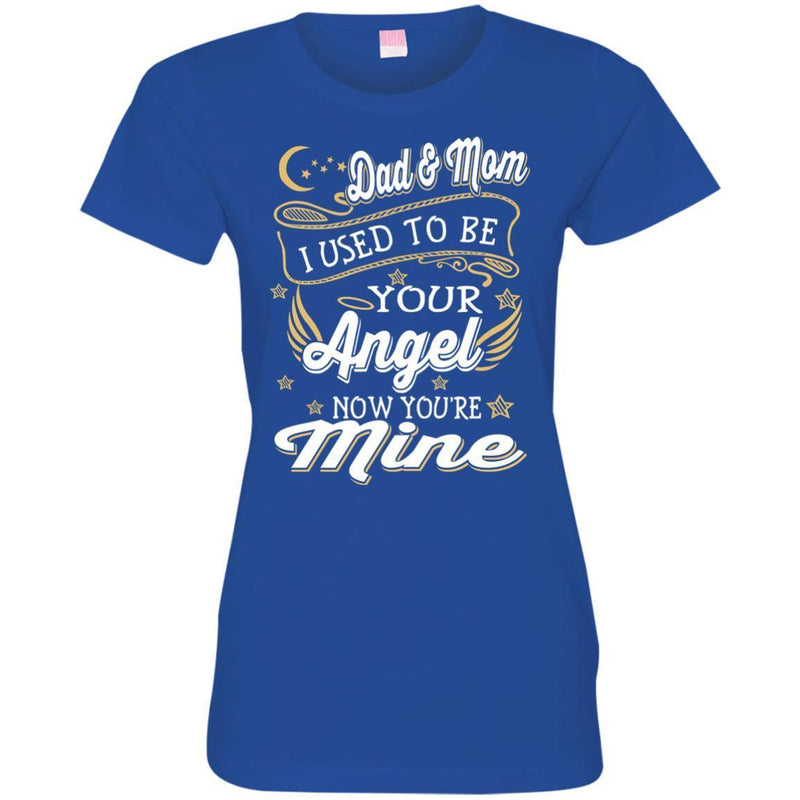 My Dad And Mom Are My Angels T-shirts CustomCat