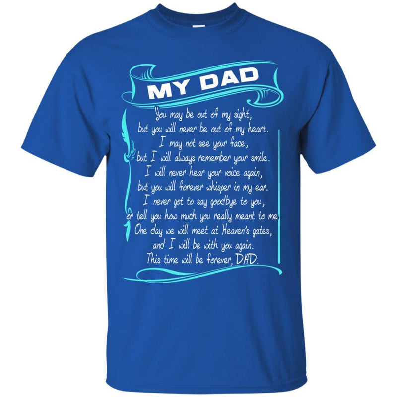 My Dad Is In Heaven T-shirts CustomCat