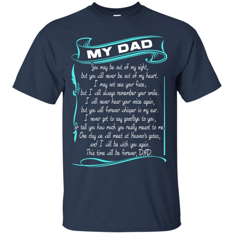 My Dad Is In Heaven T-shirts CustomCat