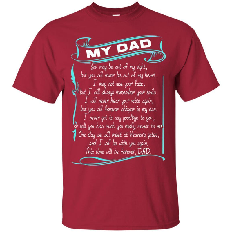 My Dad Is In Heaven T-shirts CustomCat