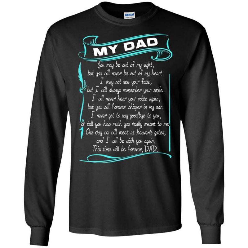 My Dad Is In Heaven T-shirts CustomCat