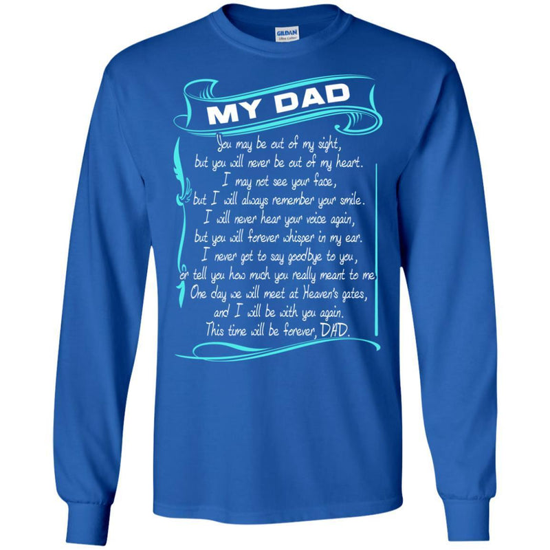 My Dad Is In Heaven T-shirts CustomCat