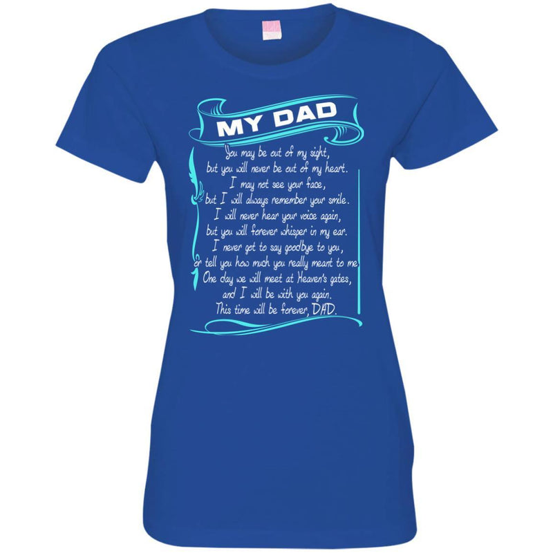 My Dad Is In Heaven T-shirts CustomCat