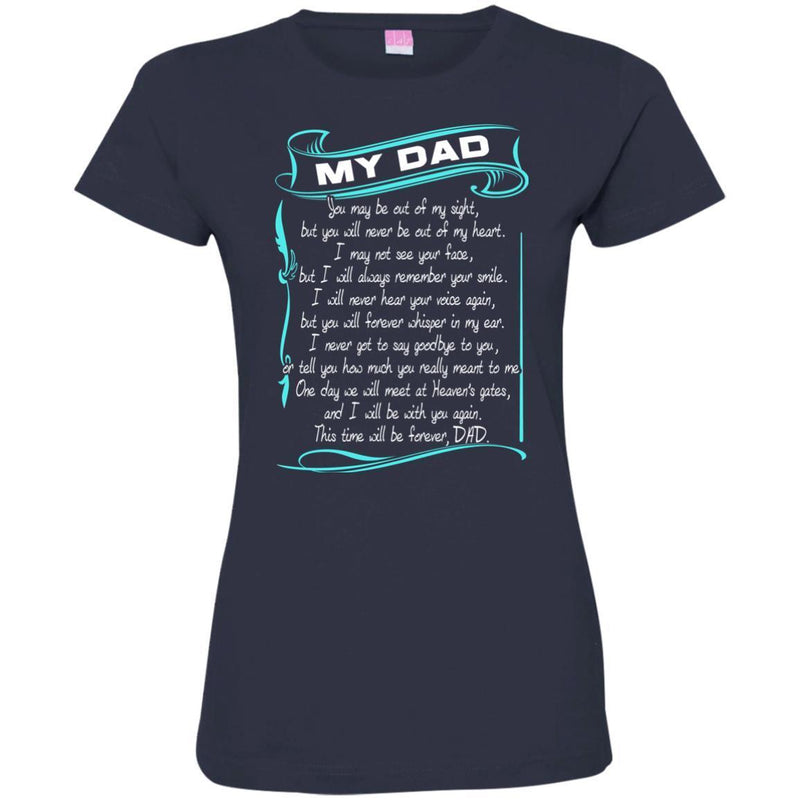 My Dad Is In Heaven T-shirts CustomCat