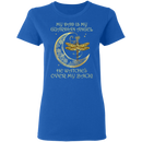 My Dad Is My Guardian Angel He Watches Over My Back Dragonfly Angel T-shirt CustomCat
