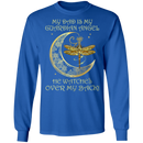My Dad Is My Guardian Angel He Watches Over My Back Dragonfly Angel T-shirt CustomCat