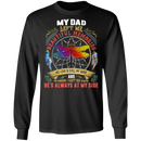 My Dad Left Me Beautiful Memories Dragonfly Angel T-Shirt CustomCat
