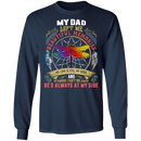 My Dad Left Me Beautiful Memories Dragonfly Angel T-Shirt CustomCat