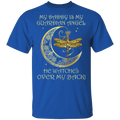 My Daddy Is My Guardian Angel He Watches Over My Back Dragonfly Angel T-shirt CustomCat