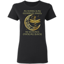 My Daddy Is My Guardian Angel He Watches Over My Back Dragonfly Angel T-shirt CustomCat