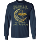 My Daddy Is My Guardian Angel He Watches Over My Back Dragonfly Angel T-shirt CustomCat