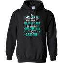 My Daddy Never To Throw The First Punch Funny T-shirts CustomCat