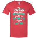My Daddy Never To Throw The First Punch Funny T-shirts CustomCat