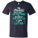 My Daddy Never To Throw The First Punch Funny T-shirts CustomCat