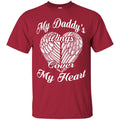 My Daddy's Wings Cover My Heart Tshirts CustomCat