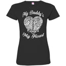 My Daddy's Wings Cover My Heart Tshirts CustomCat