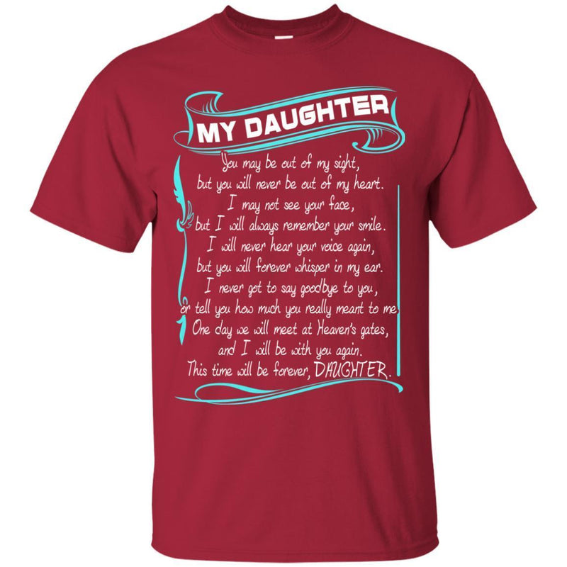 My Daughter In Heaven T-shirts CustomCat